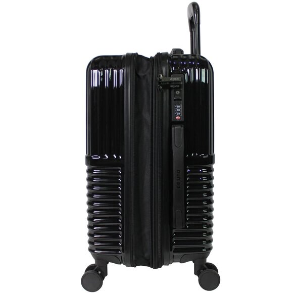 World Traveler Dejuno Tonal 20-Inch Carry-On Polycarbonate Luggage - Onyx - Picture 6 of 8